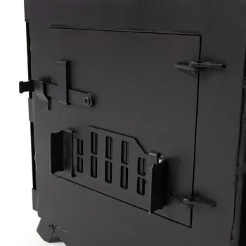 Печь дровяная Light малая, сталь 1 мм (с экранами и угловыми трубами), СЛЕДОПЫТ