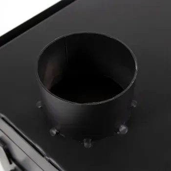 Печь дровяная Light малая, сталь 1 мм (с экранами и угловыми трубами), СЛЕДОПЫТ