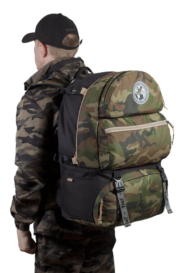 Рюкзак GRAUBER 2 35л, нато/черный, ПВХ600, ТАЙФ