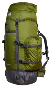 Рюкзак туристический Конжак 100 v3 зеленый-серый, Манарага