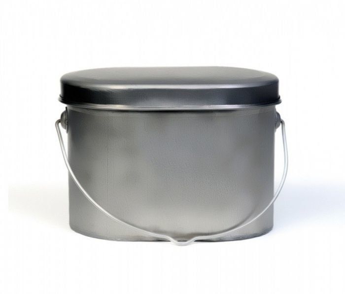 Котелок низкий 2,2 л титановый крышка без ручек Роза Ветров