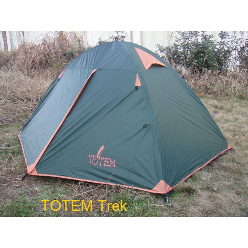 Палатка Totem Trek 2-местная (v2), зеленый
