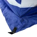 Палатка КУБ 2, 1,75x1,75 м, трехслойная, бело-синяя, Следопыт