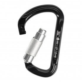 Карабин трапеция алюминиевый автомат с трехтактной блокировкой, Keylock, Вертикаль