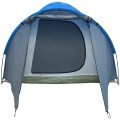 Палатка туристическая Кама-3 двухслойная, (100+215)*215*170 см, серо-синий