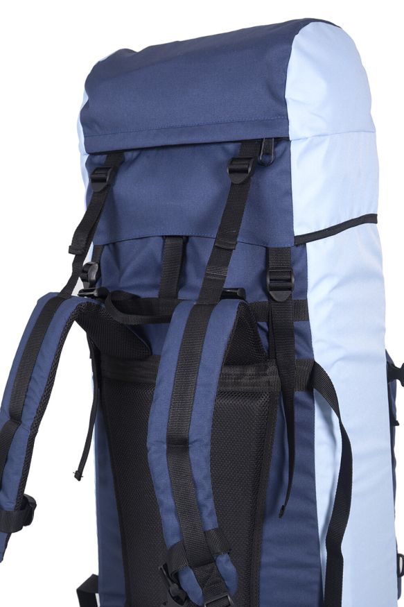 Рюкзак туристический Оптимал 2, серо-красный, 90 л, ТАЙФ