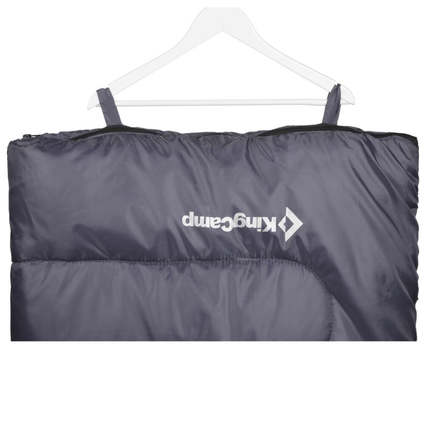 Спальный мешок Oxygen +8С зелёный, правый King Camp