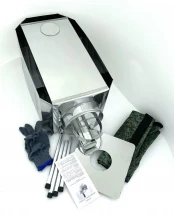 Печь походная Пошехонка большая с защитным кожухом