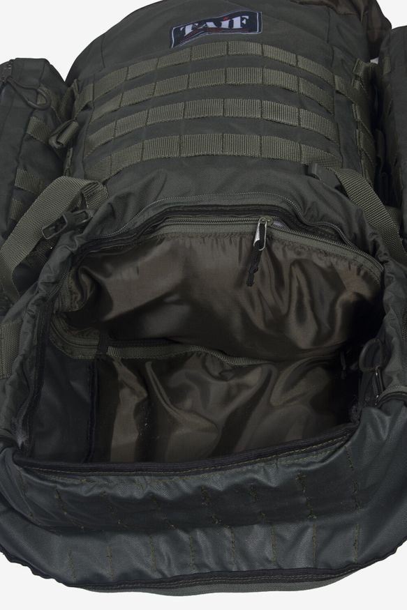 Рюкзак тактический Сармат 1, Оксфорд, черный, 65 л, ТАЙФ
