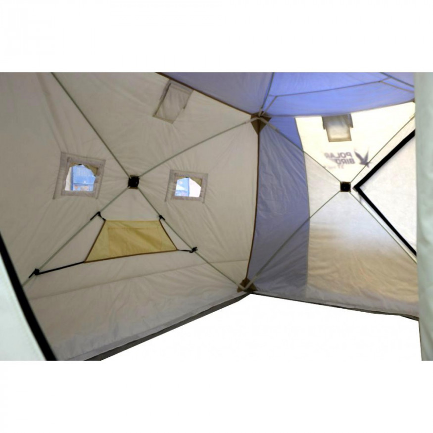 Палатка Polar Bird 3Т long Компакт, трехслойная, трехместная