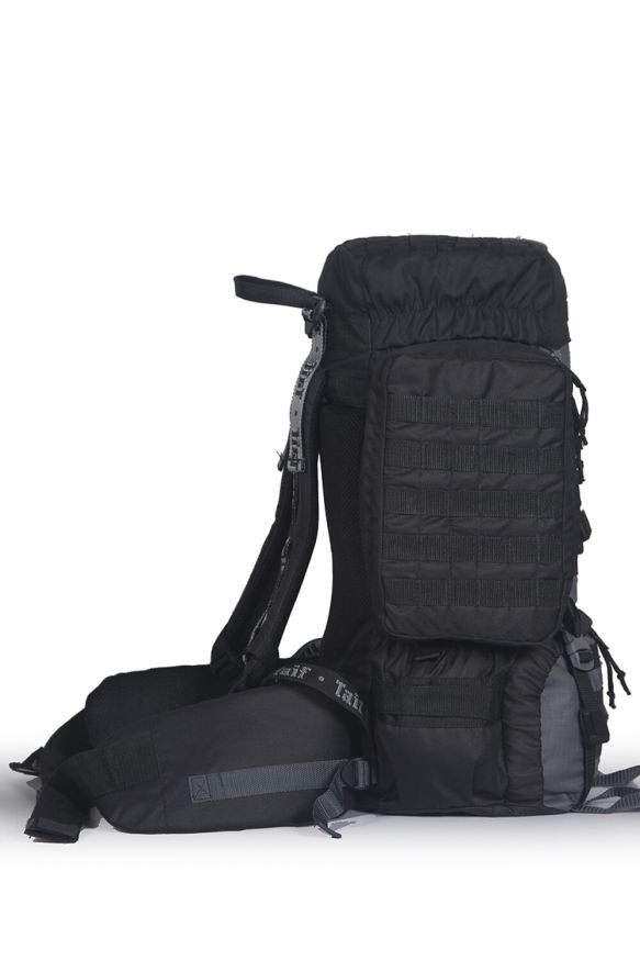 Рюкзак тактический Сармат 3, Оксфорд (рип-стоп), черный-серый, 65 л, ТАЙФ