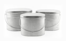 Набор из 3-х низких котелков 4;5;6,5 л &amp;quot;Матрешка&amp;quot; (титан) Роза Ветров