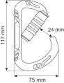 Карабин Guide XL 3Lock, CAMP