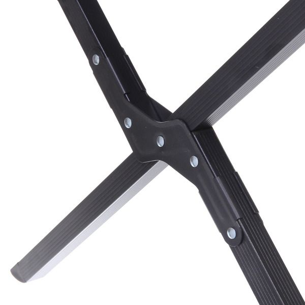 Стол кемпинговый складной, 114*59*43 см, цвет: чёрный, каркас алюминий