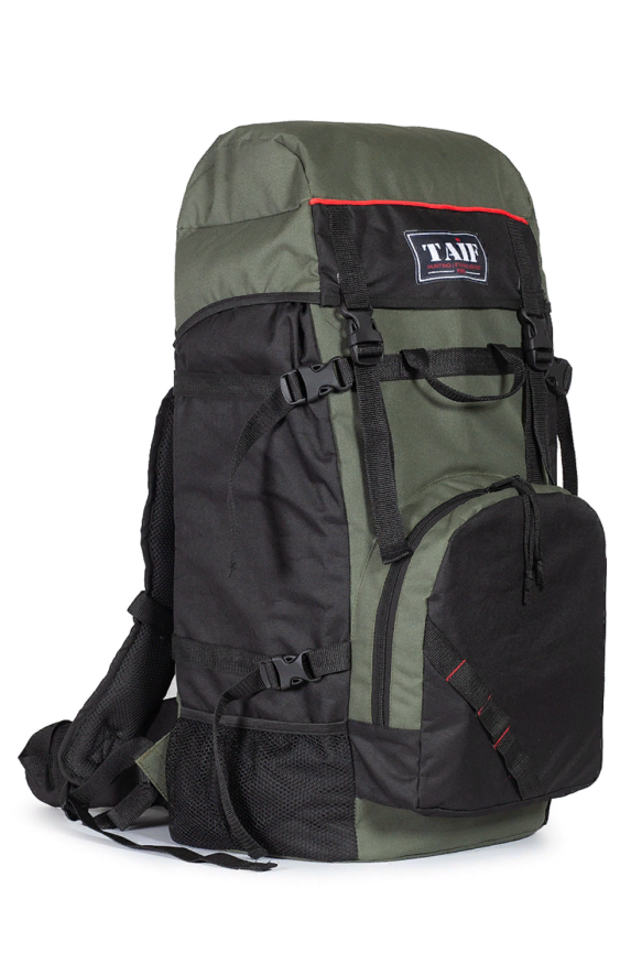 Рюкзак туристический Турист Лайт 1, ПВХ 600, олива/черный, 120 л, ТАЙФ