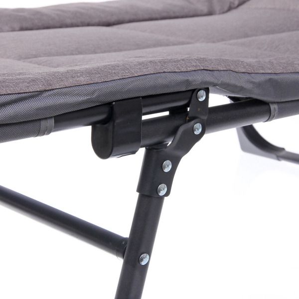 Раскладушка кемпинговая складная 195*64*30 см, серый