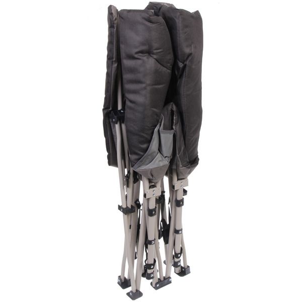 Раскладушка кемпинговая складная 188*66*41 см, черный