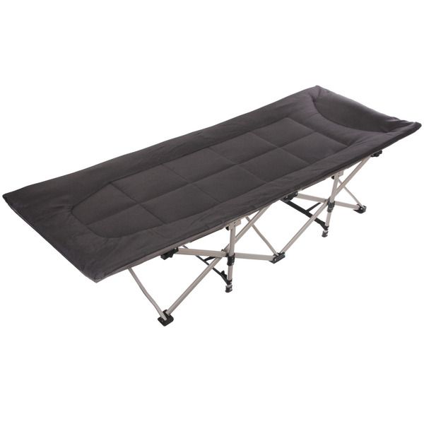 Раскладушка кемпинговая складная 188*66*41 см, черный