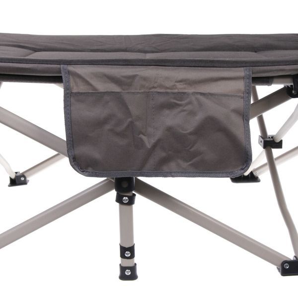 Раскладушка кемпинговая складная 188*66*41 см, черный