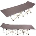 Раскладушка кемпинговая складная 188*66*45 см, серая