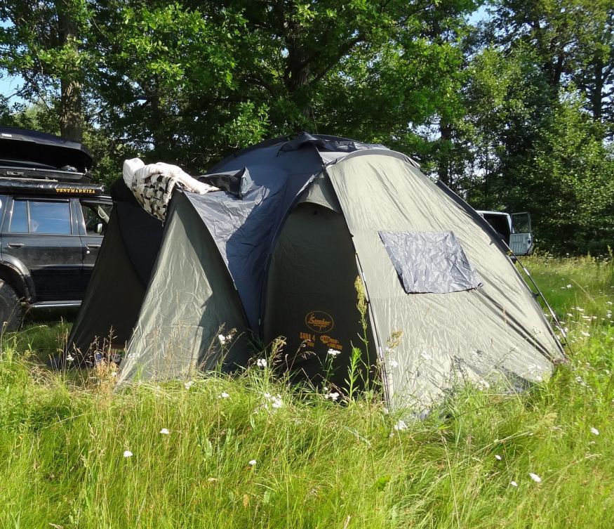 Палатка Canadian Camper SANA 4 PLUS, цвет forest