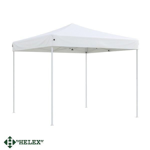Тент-шатер Helex 24330 (раскладывается гармошкой), 3x3х3м полиэстер, белый