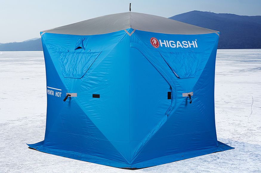 Палатка зимняя Higashi Penta Hot DC (трехслойная, два слоя утеплителя, пятистенная)