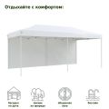 Тент-шатер быстросборный Helex 4360 3x6х3м (раскладывается гармошкой) белый полиэстер