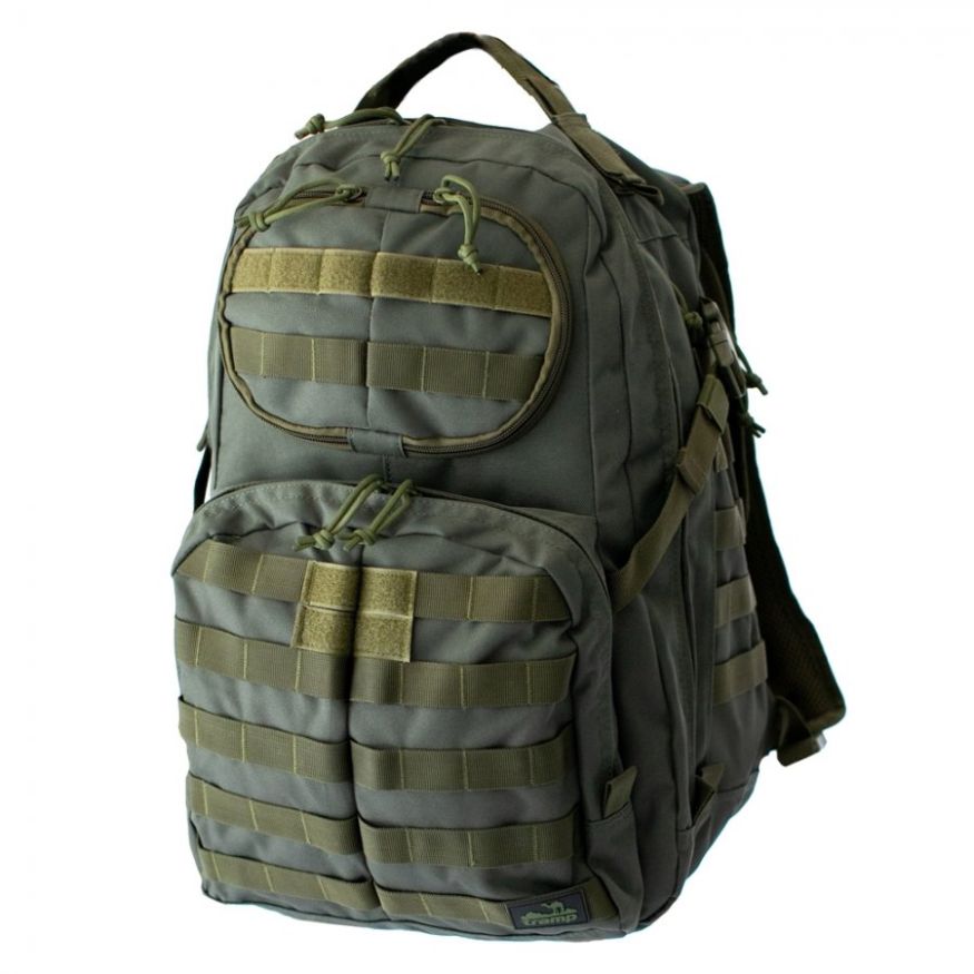 Рюкзак туристический Commander 50, оливковый, Tramp