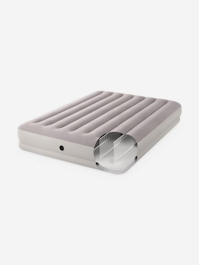 Кровать надувная PRESTIGE MID-RISE, Queen, 152х203х30 см, с насосом USB