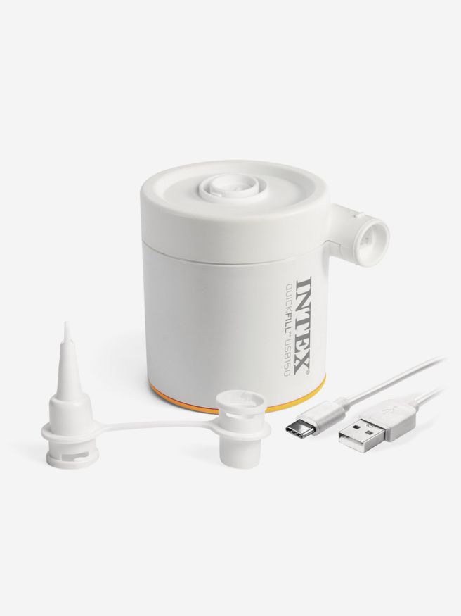 Кровать надувная PRESTIGE MID-RISE, Queen, 152х203х30 см, с насосом USB