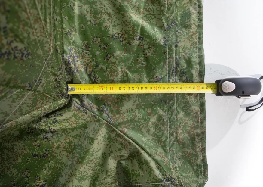 Палатка зимняя ЧУМ 2 (трехслойная, пиксель с выводом под трубу)