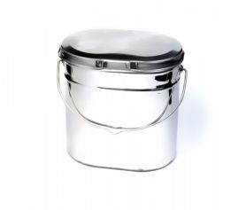 Котелок высокий 6,5 л крышка с ручками Роза Ветров