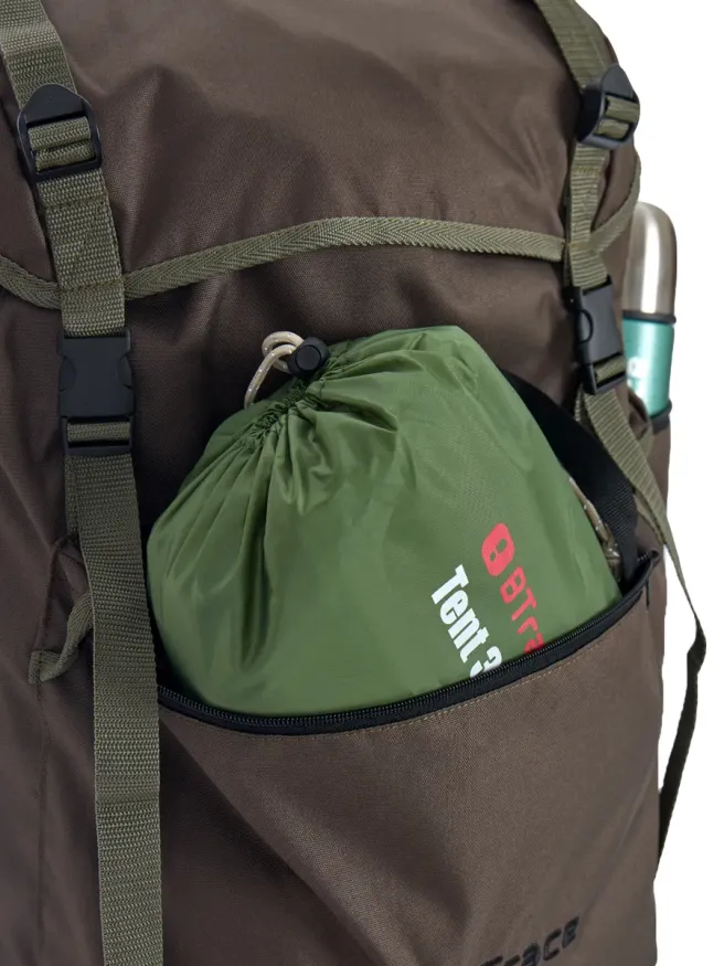 Рюкзак туристический Donkey, Зеленый, 80 л, Btrace