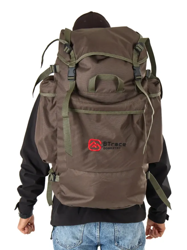 Рюкзак туристический Donkey, Зеленый, 80 л, Btrace