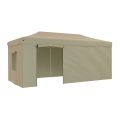 Тент-шатер быстросборный 4362 3x6х3м (раскладывается гармошкой) полиэстер бежевый
